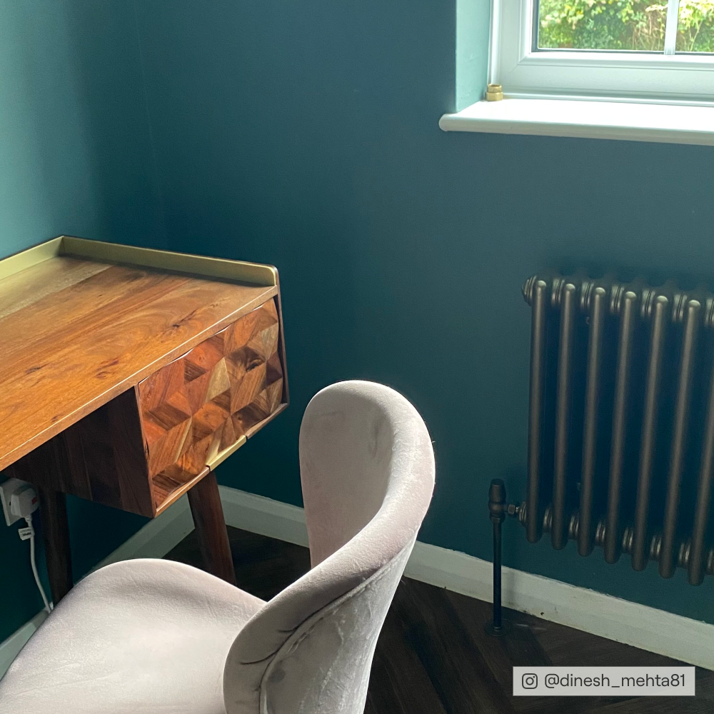 Dark Teal paint called Adulting by COAT Paints the eco friendly paint company