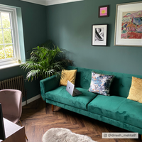 Dark Teal paint called Adulting by COAT Paints the eco friendly paint company