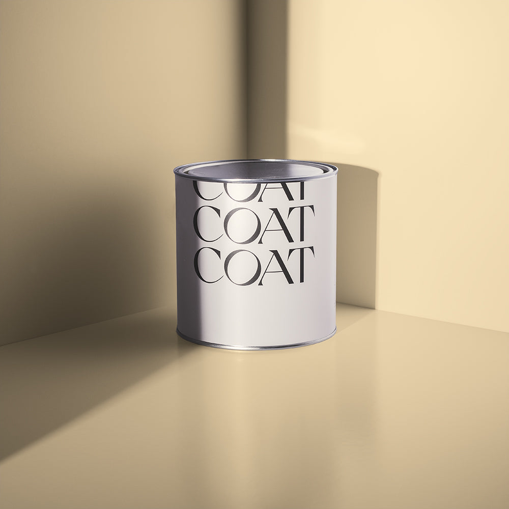 Bright Pale Yellow paint called Arctic Roll by COAT Paints the eco friendly paint company