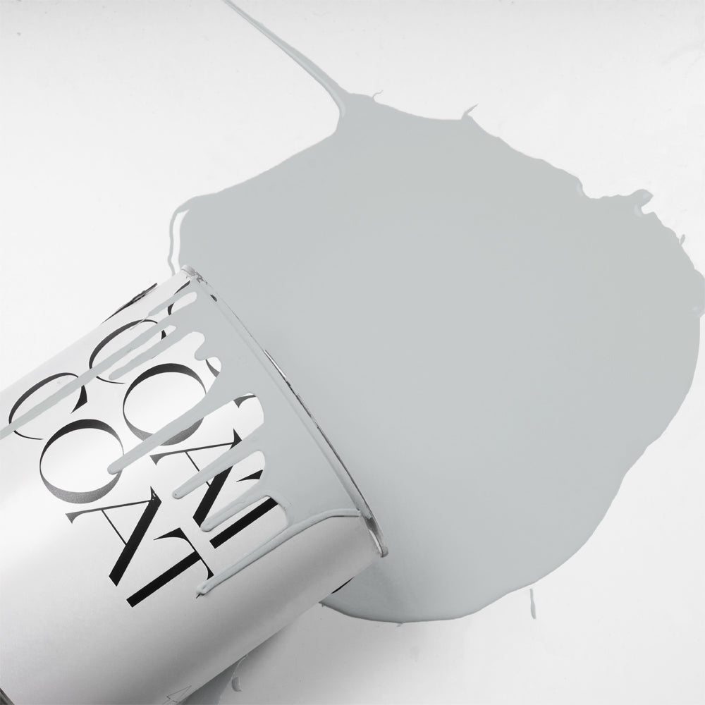 Medium warm grey paint called Are you still watching? by COAT Paints the eco friendly paint company