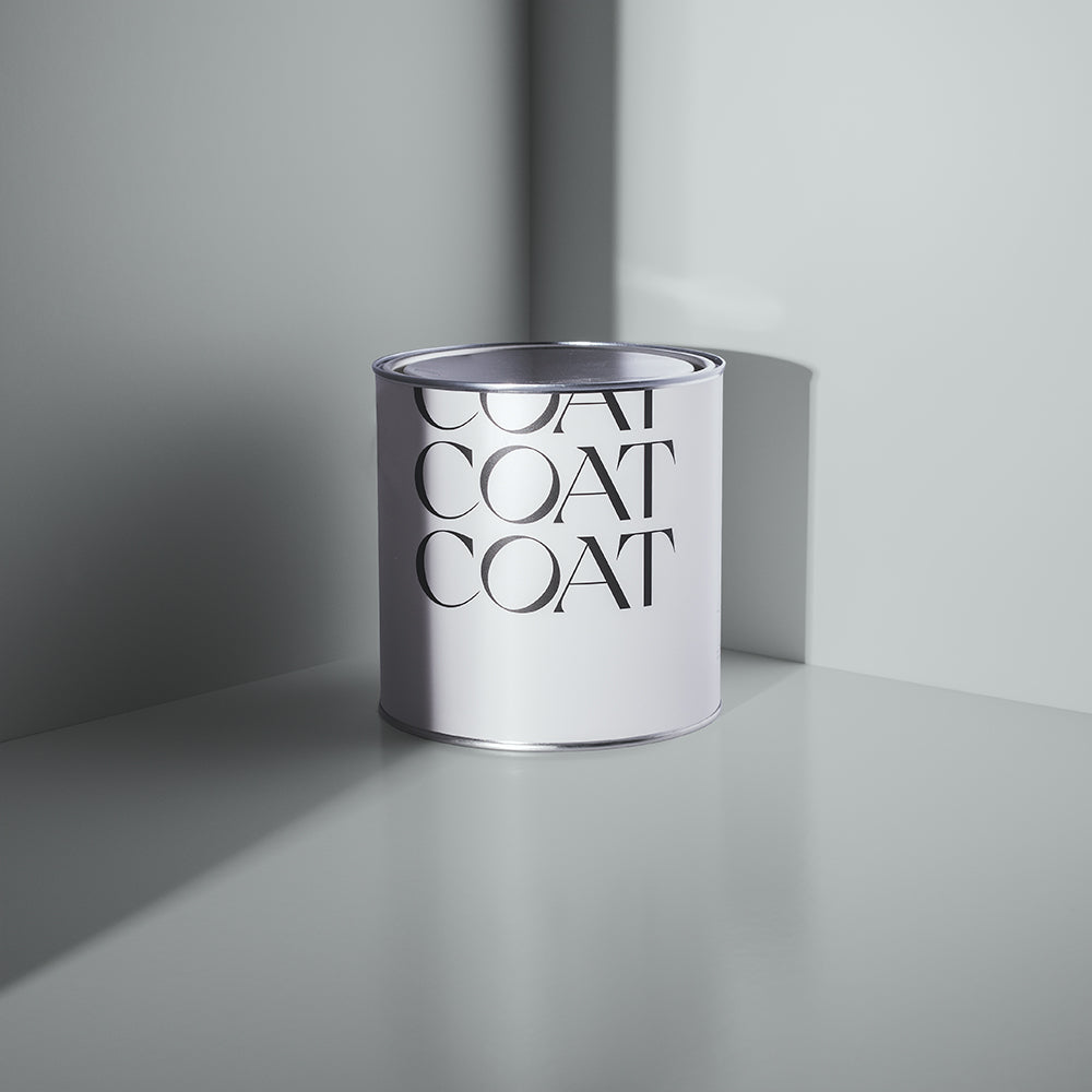 Medium warm grey paint called Are you still watching? by COAT Paints the eco friendly paint company