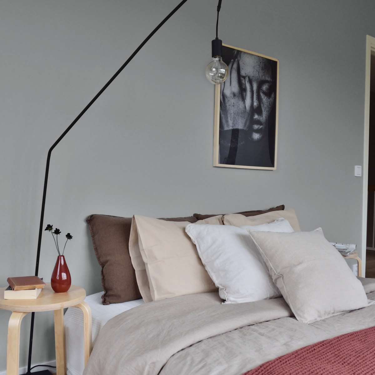 Medium warm grey paint called Are you still watching? by COAT Paints the eco friendly paint company