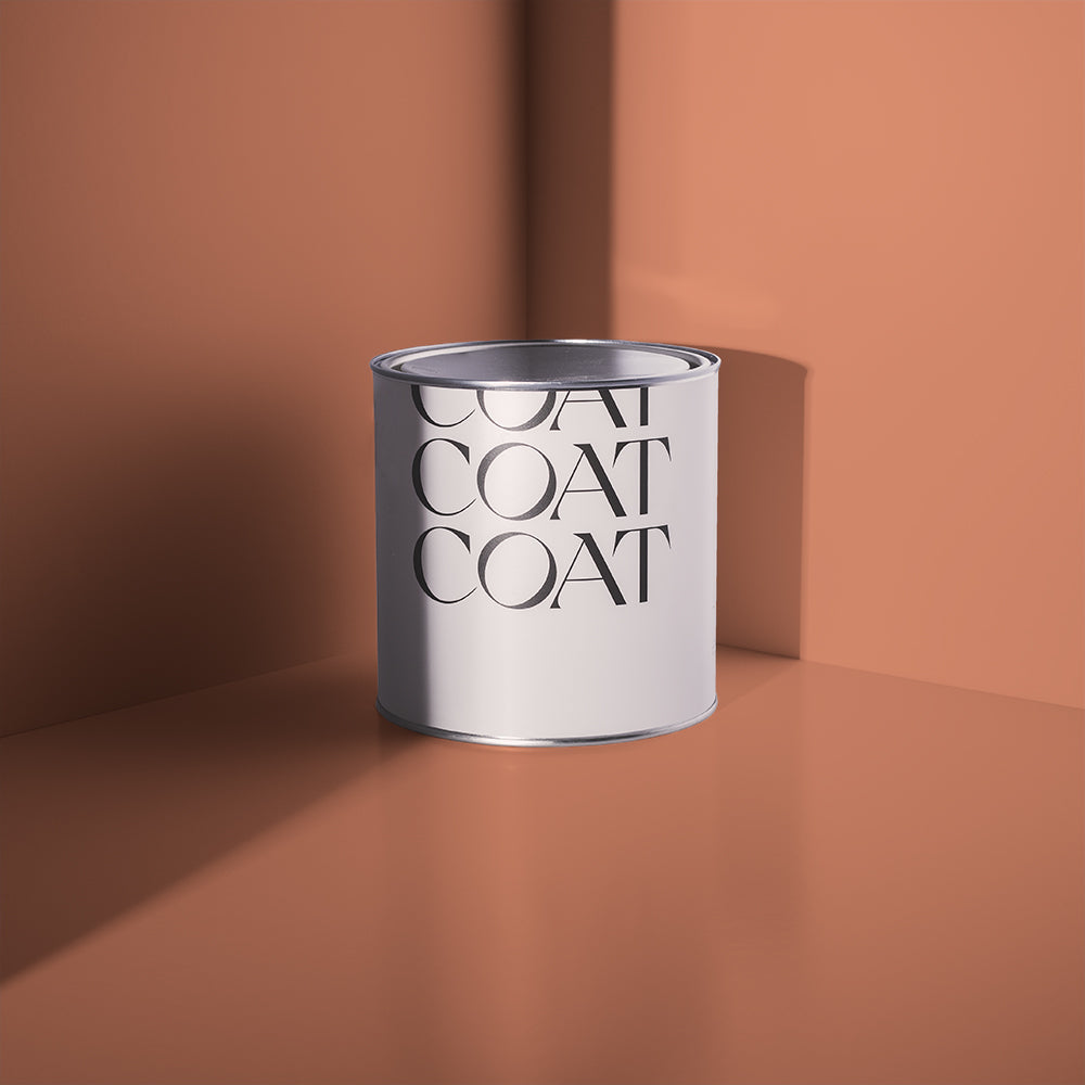 Soft Terracotta paint called Baked by COAT Paints the eco friendly paint company