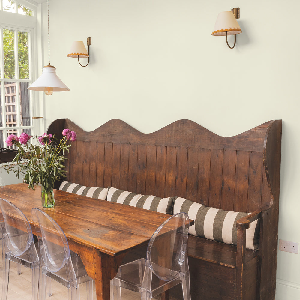 Light Green Beige paint called Bookstore by COAT Paints the eco friendly paint company