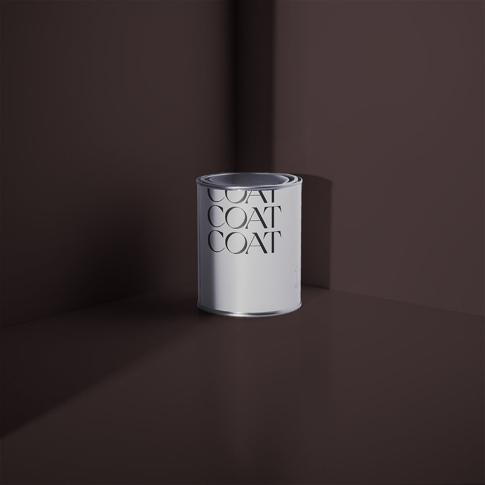 Dark Brown paint called Brasserie Brown by COAT Paints the eco friendly paint company