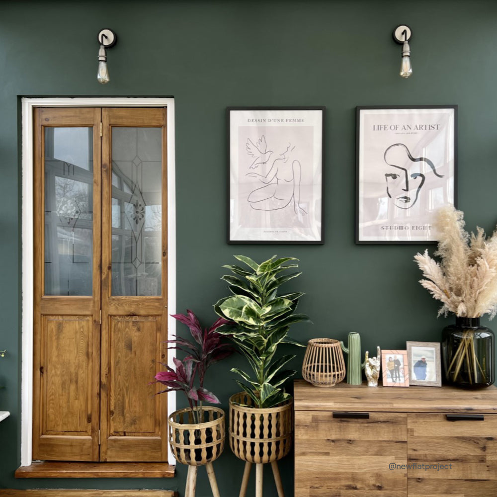 Dark Cool Green paint called Brewer by COAT Paints the eco friendly paint company