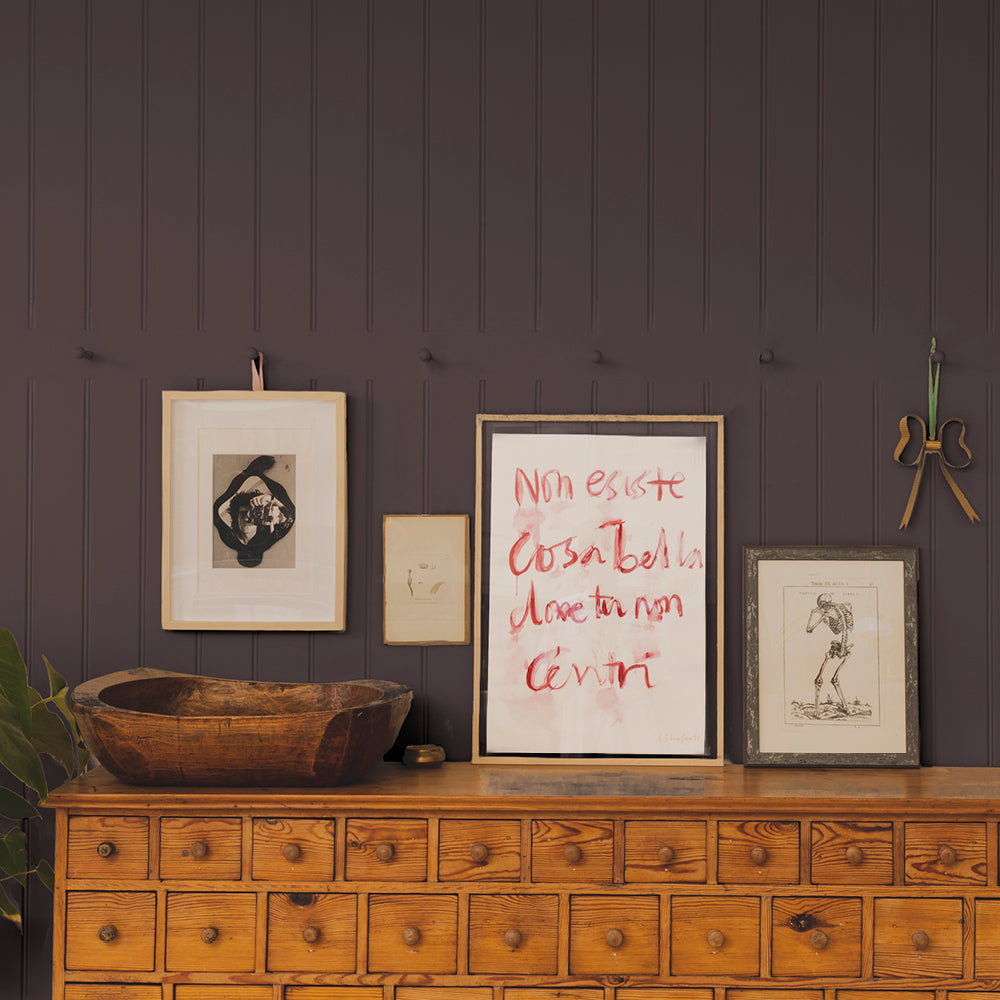 Dark Taupe Brown paint called Gumption by COAT Paints the eco friendly paint company