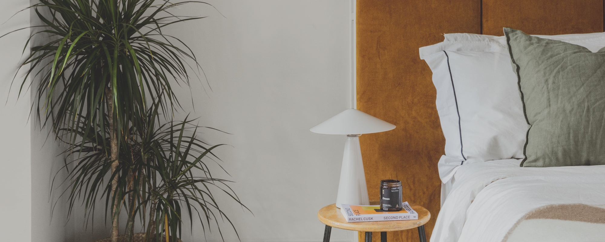 Warm Grey White paint called Just, Barely by COAT Paints the eco friendly paint company