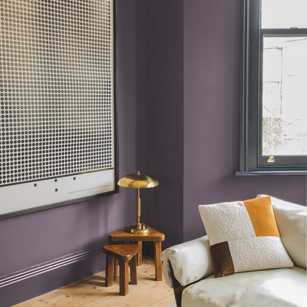 Deep Purple paint called Trinket by COAT Paints the eco friendly paint company