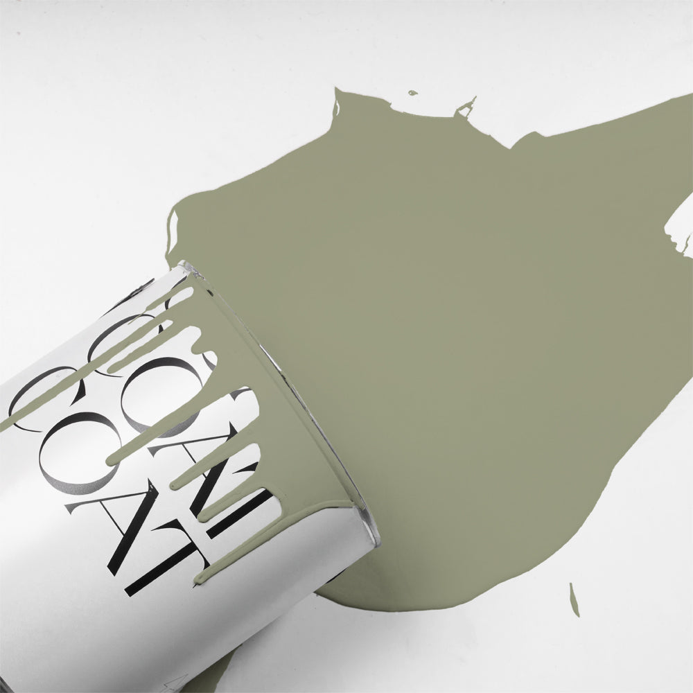 Green paint called East For Trees by COAT Paints the eco friendly paint company