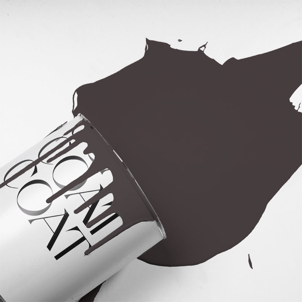 Dark Taupe Brown paint called Gumption by COAT Paints the eco friendly paint company