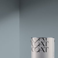 Light Grey Blue paint called Lie-in by COAT Paints the eco friendly paint company