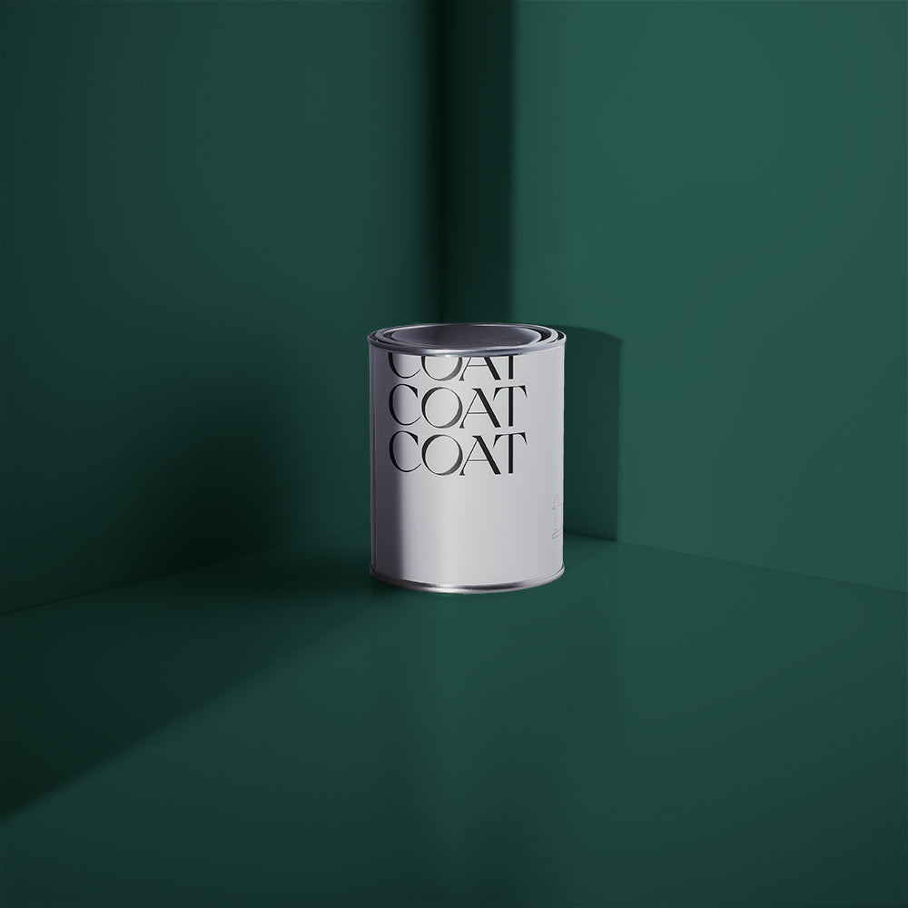 Timeless Dark Green paint called Ditch the Tie by COAT Paints the eco friendly paint company