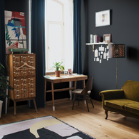 Charcoal Blue Sample Sample called Dodie Sample by COAT Paints the eco friendly paint company