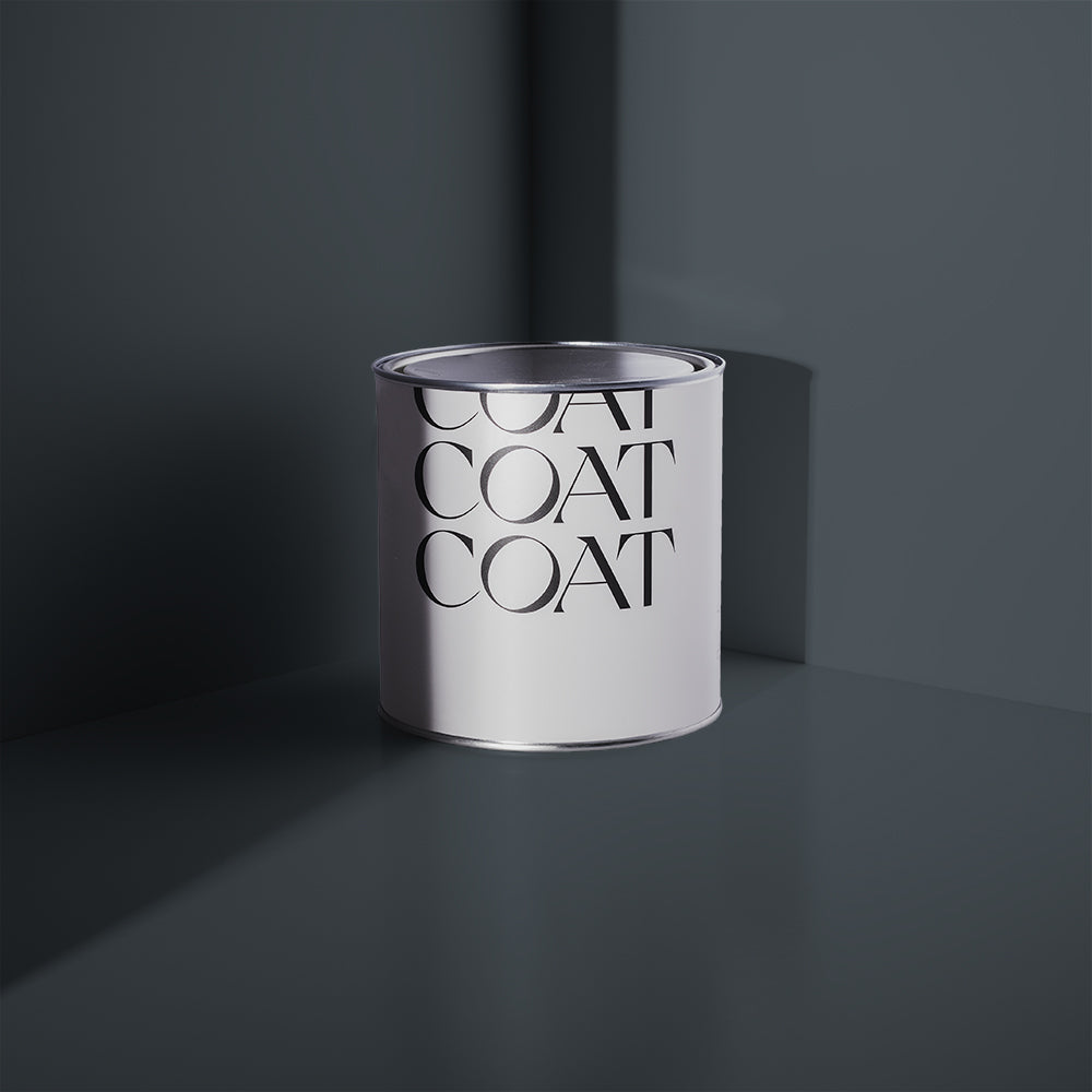 Charcoal Blue paint called Dodie by COAT Paints the eco friendly paint company