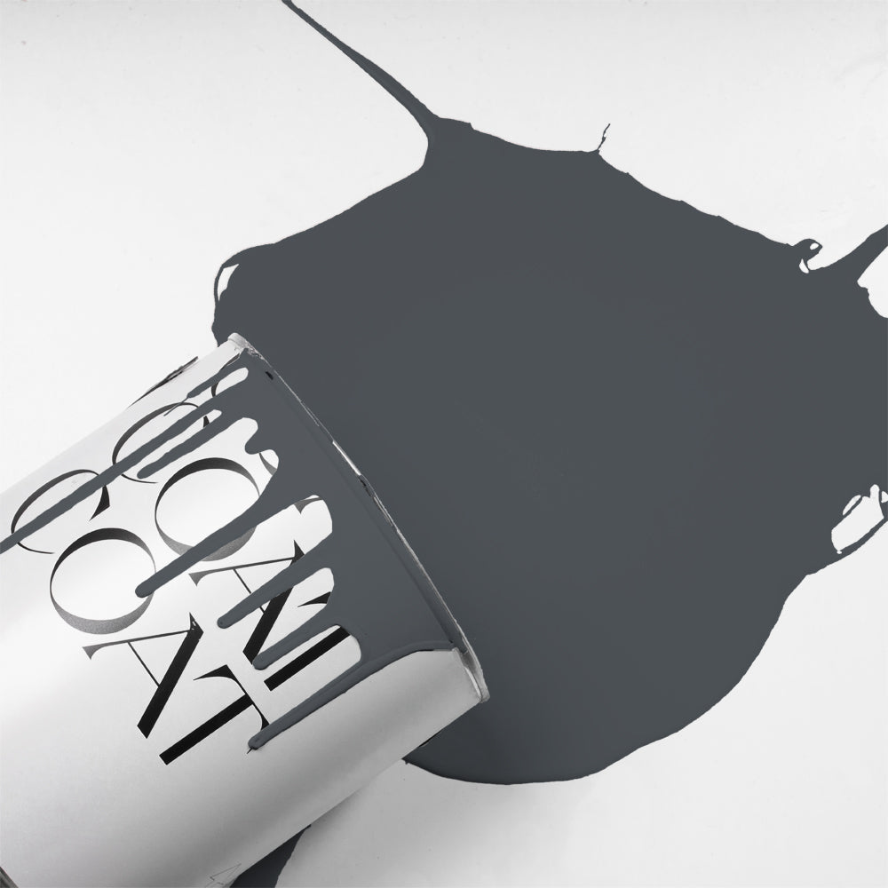 Charcoal Blue paint called Dodie by COAT Paints the eco friendly paint company