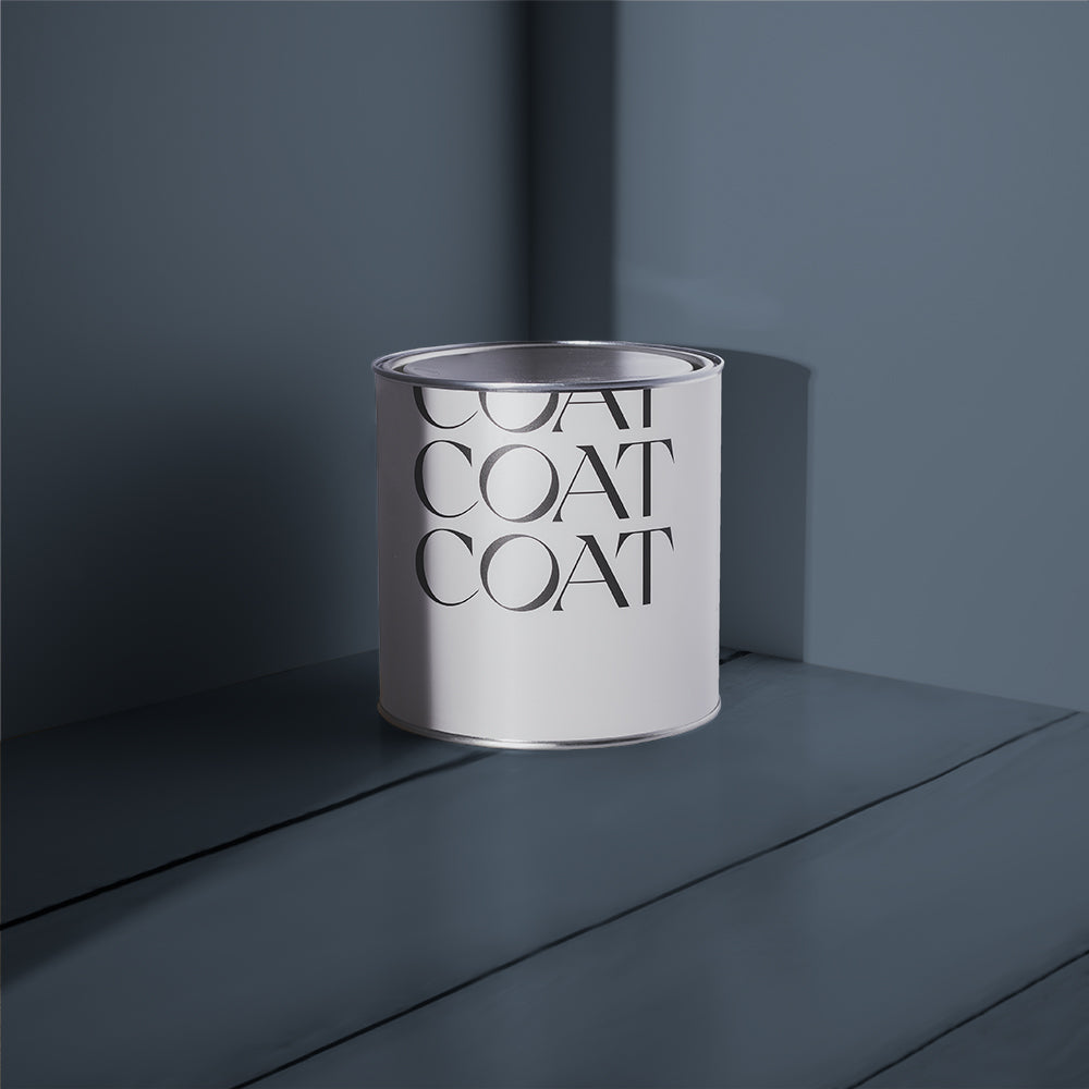 Deep Blue paint called All Inclusive by COAT Paints the eco friendly paint company