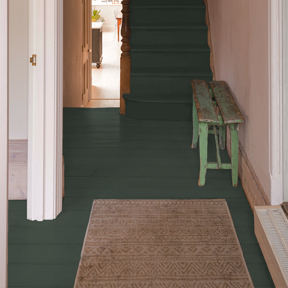 Dark Cool Green paint called Brewer by COAT Paints the eco friendly paint company