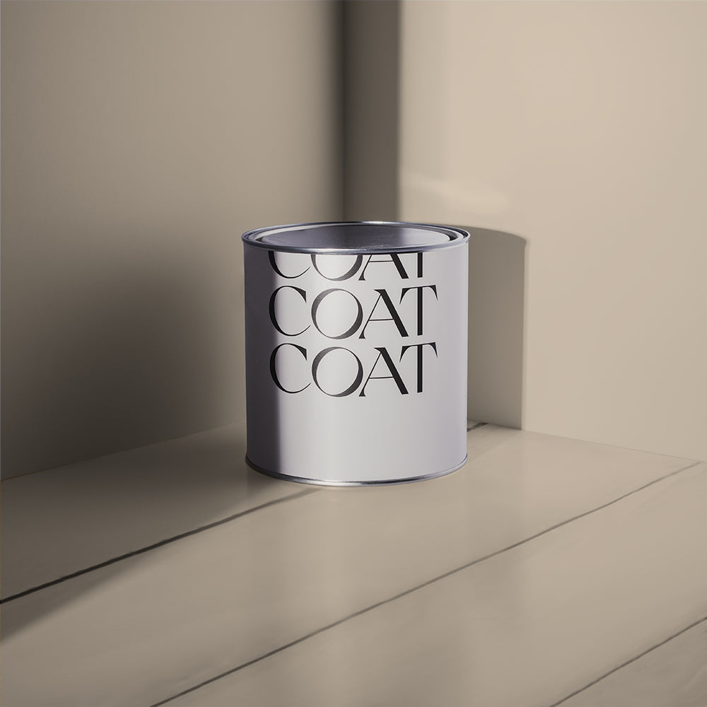 Greeny Greige paint called Cargo by COAT Paints the eco friendly paint company