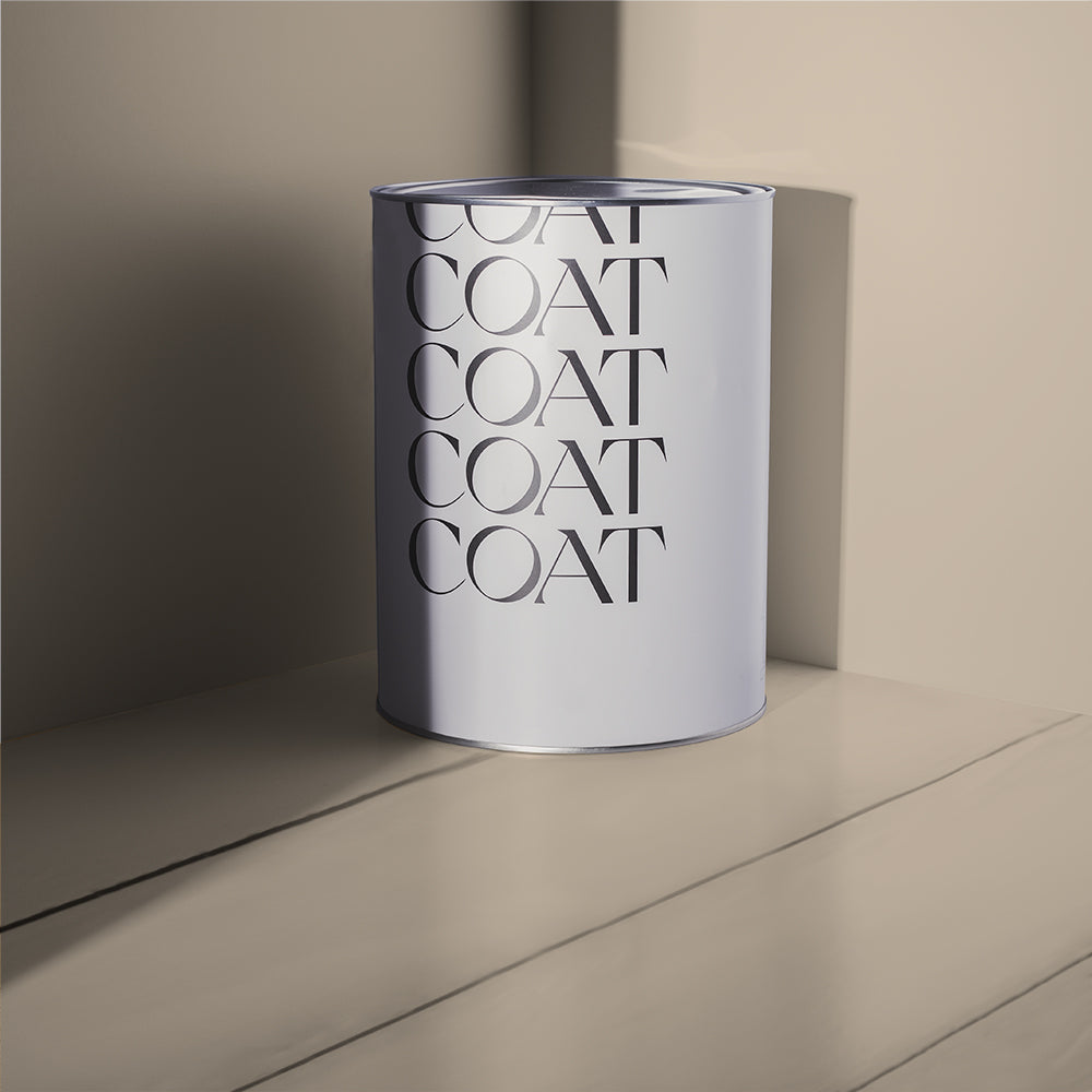 Greeny Greige paint called Cargo by COAT Paints the eco friendly paint company