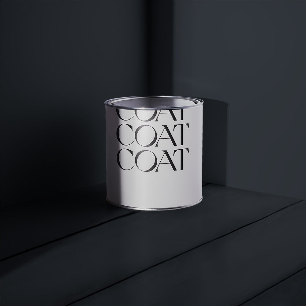 Charcoal Black paint called David Rose by COAT Paints the eco friendly paint company