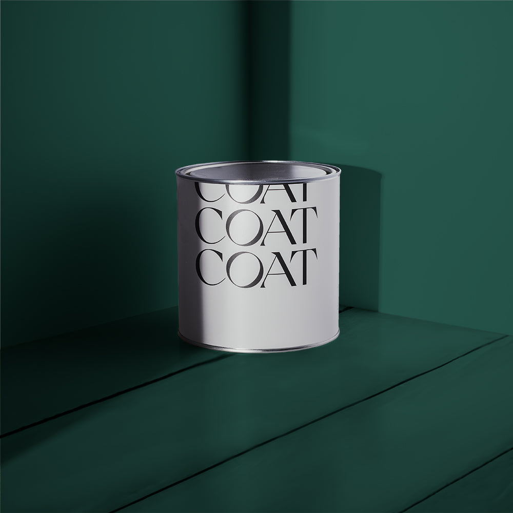 Timeless Dark Green paint called Ditch the Tie by COAT Paints the eco friendly paint company