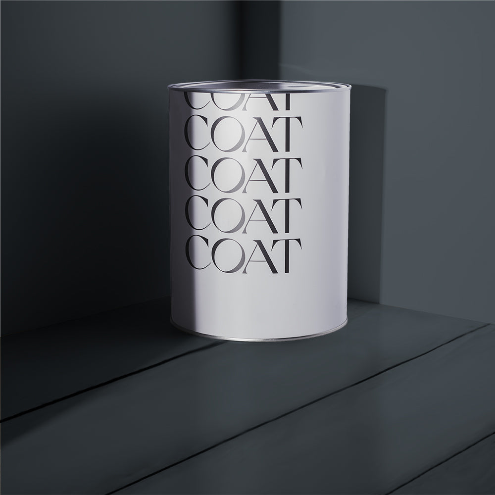 Charcoal Blue paint called Dodie by COAT Paints the eco friendly paint company