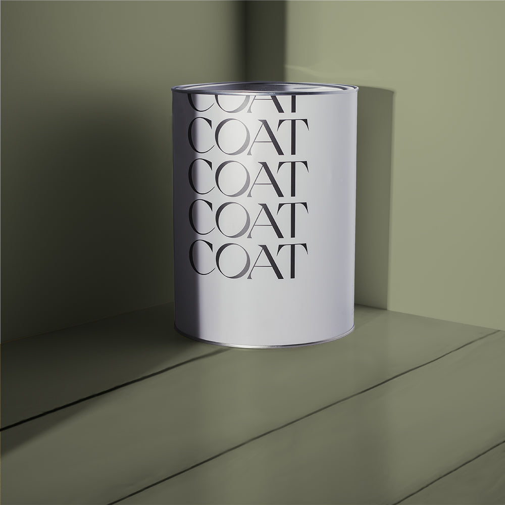 Green paint called East For Trees by COAT Paints the eco friendly paint company