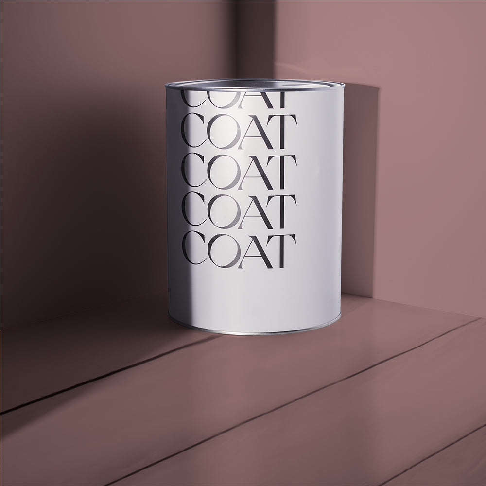 Deep Dusky Pink paint called Festival Eve by COAT Paints the eco friendly paint company