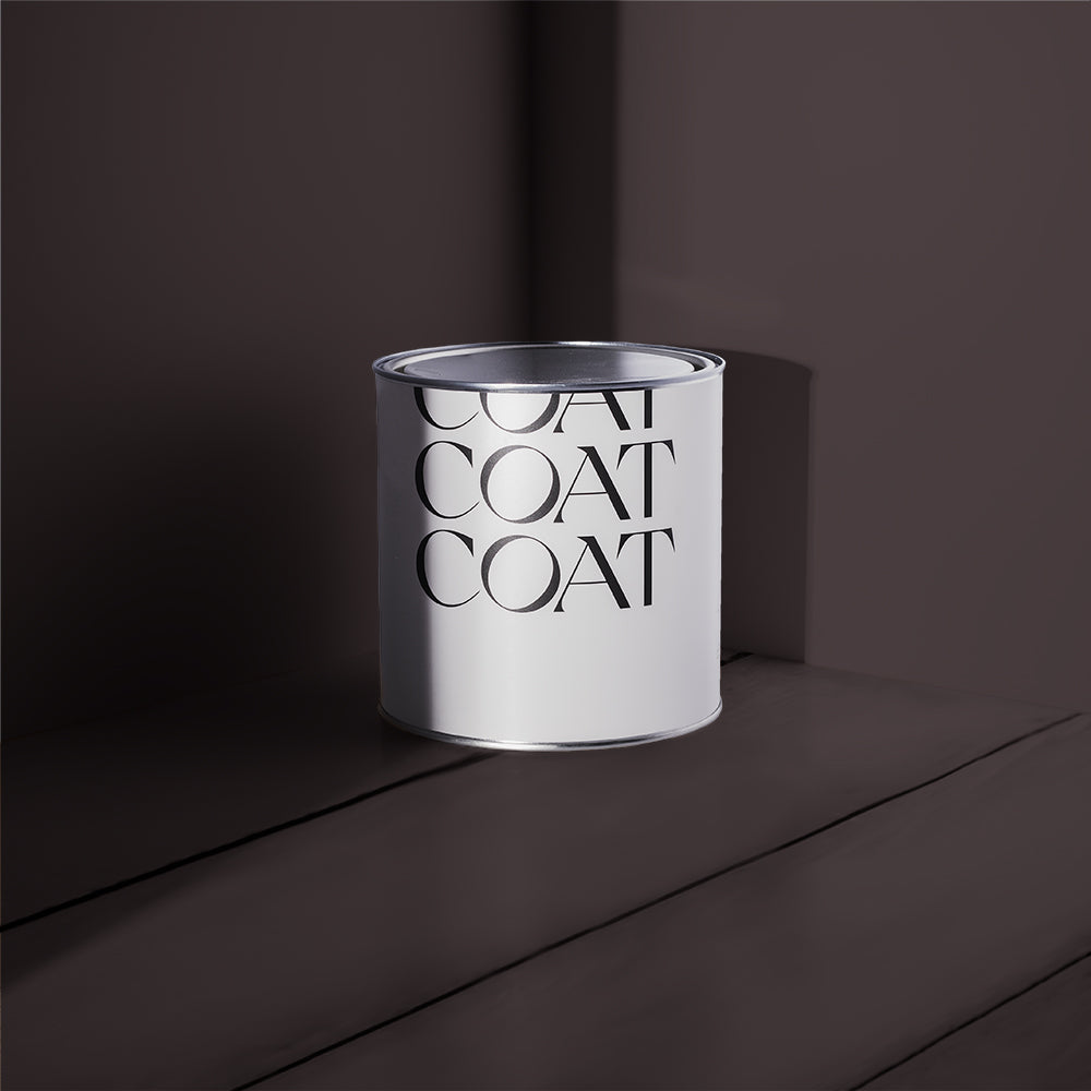 Dark Taupe Brown paint called Gumption by COAT Paints the eco friendly paint company