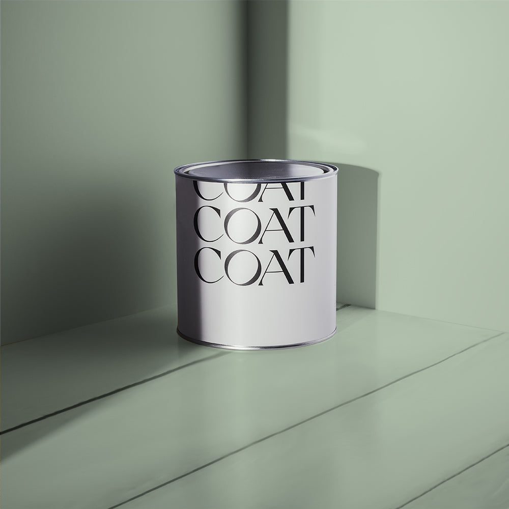 Clean Organic Green paint called Home Grown by COAT Paints the eco friendly paint company
