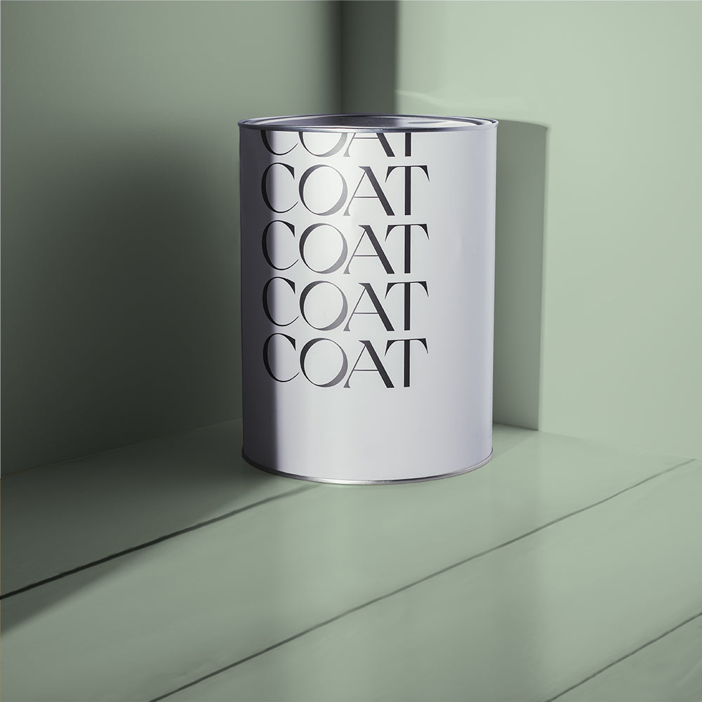 Clean Organic Green paint called Home Grown by COAT Paints the eco friendly paint company