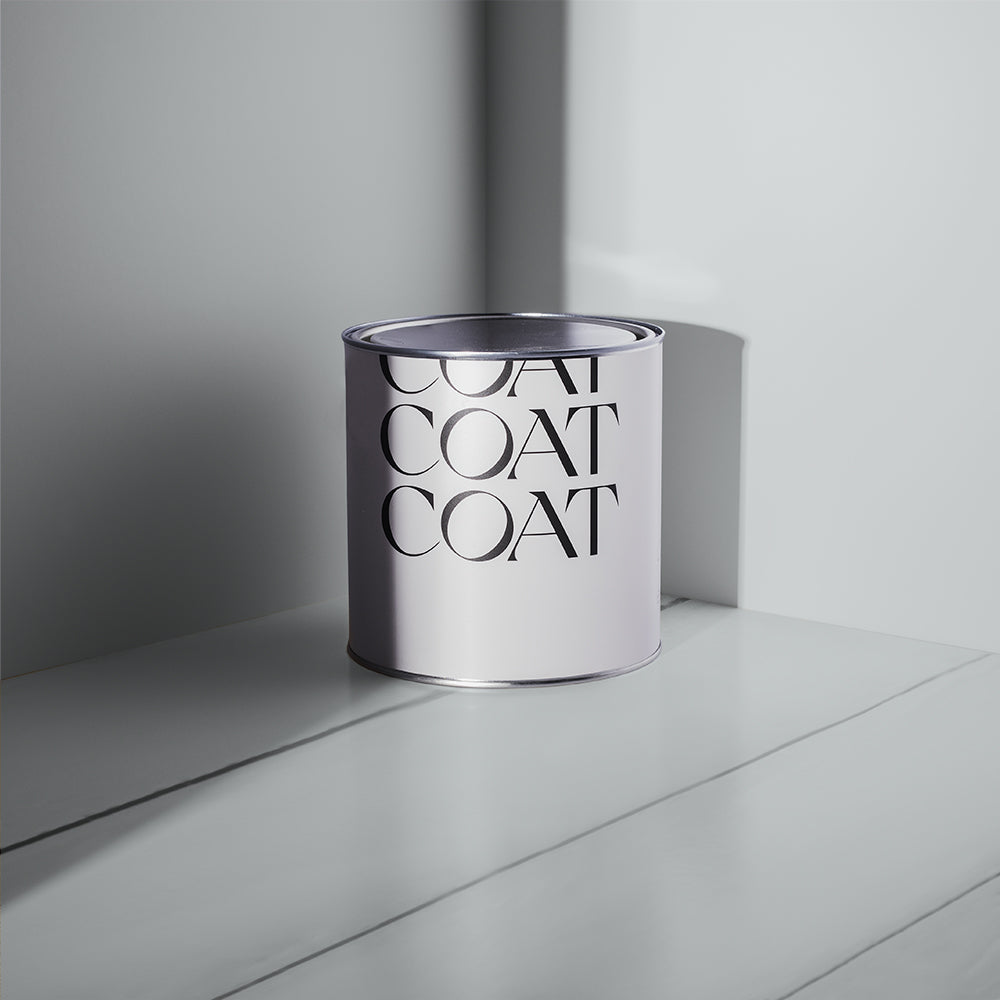 Clean Cool Grey paint called On Mute by COAT Paints the eco friendly paint company