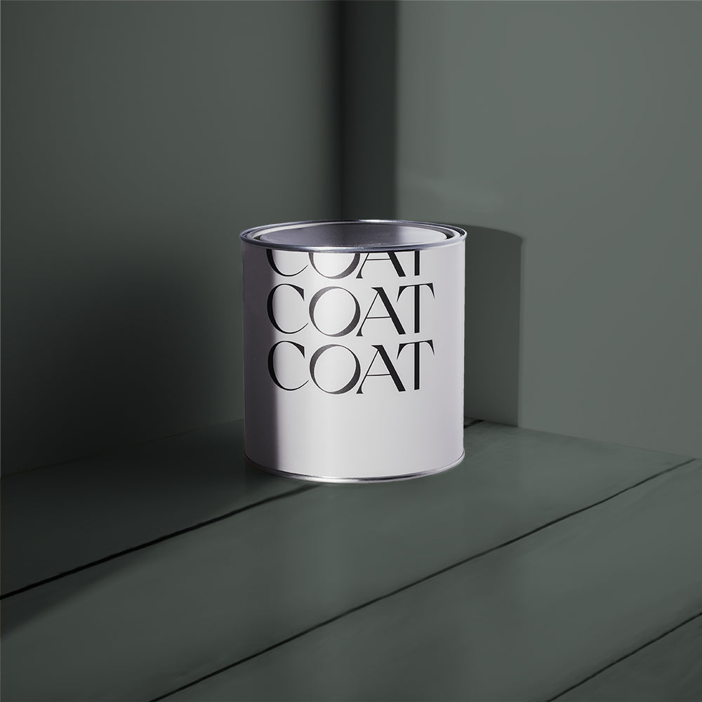 Dark Lead Grey paint called The Coal Drop by COAT Paints the eco friendly paint company