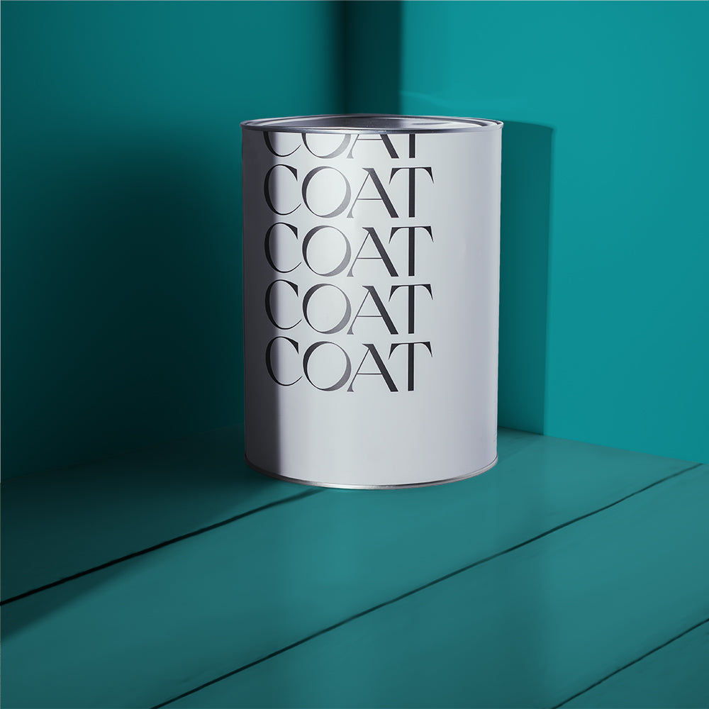 Bright Teal paint called The Four-Poster by COAT Paints the eco friendly paint company