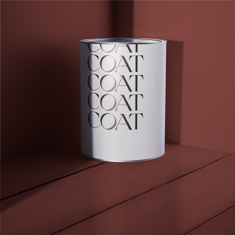 Industrial Red paint called The Old Corset Factory by COAT Paints the eco friendly paint company
