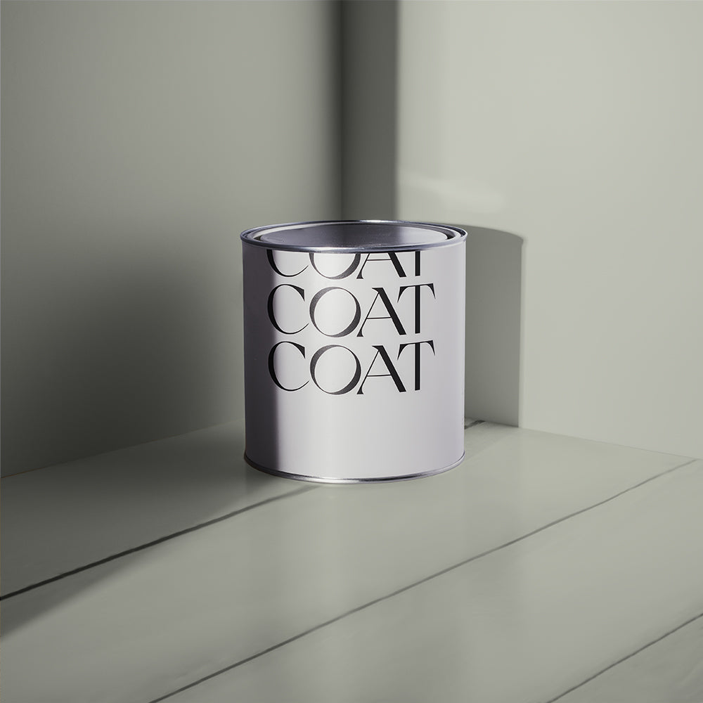Hazy Grey Green paint called Yard Party by COAT Paints the eco friendly paint company