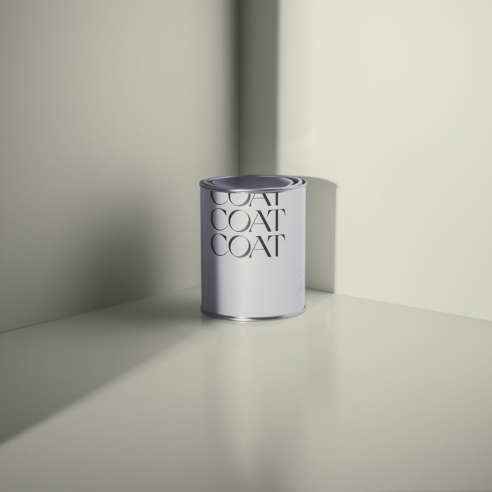 Pale Beige Green paint called Hello Vera by COAT Paints the eco friendly paint company