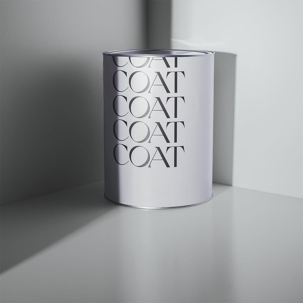 Clean Cool Grey paint called On Mute by COAT Paints the eco friendly paint company