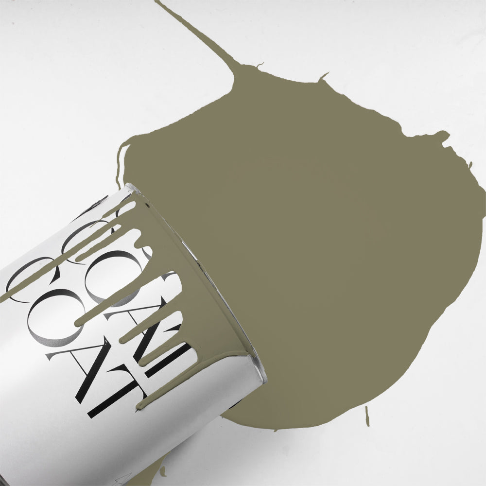 Warm Green paint called Pan by COAT Paints the eco friendly paint company