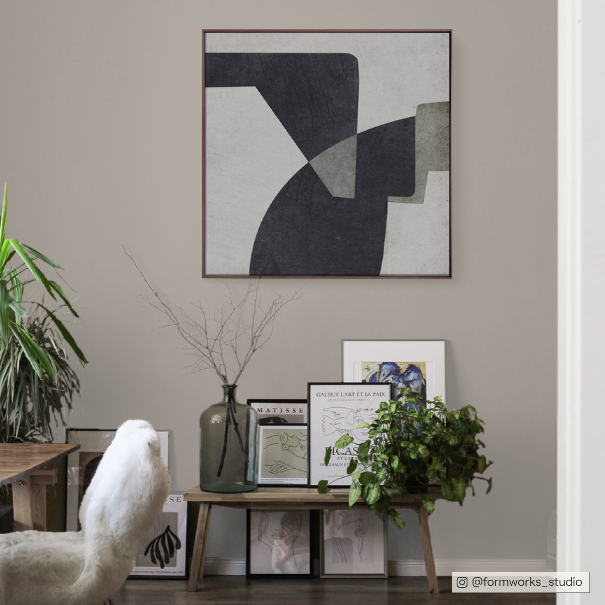 Warm Taupe paint called Sunday Soul by COAT Paints the eco friendly paint company