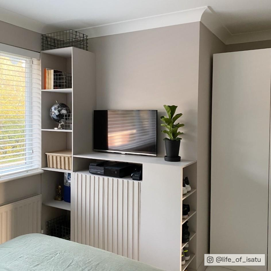 Warm Taupe paint called Sunday Soul by COAT Paints the eco friendly paint company