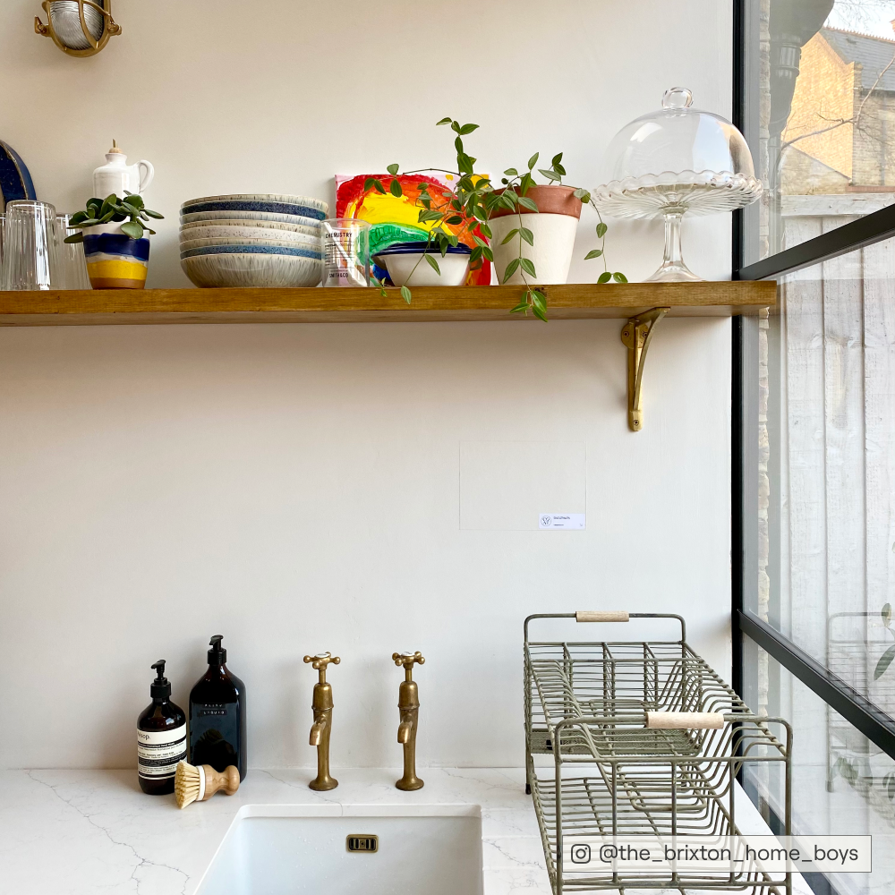 Warm Pale Grey paint called Sweatpants by COAT Paints the eco friendly paint company