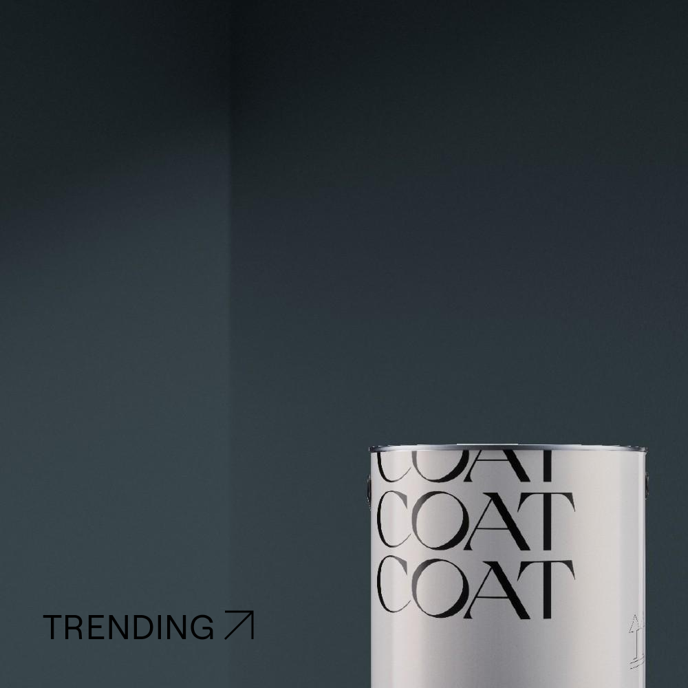 Dark Marine Blue paint called The Drink by COAT Paints the eco friendly paint company