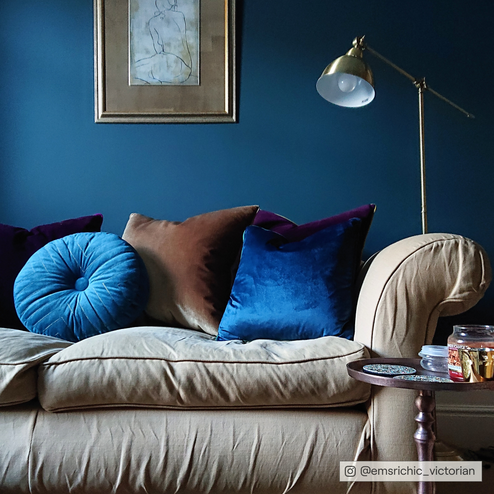 Dark Marine Blue paint called The Drink by COAT Paints the eco friendly paint company
