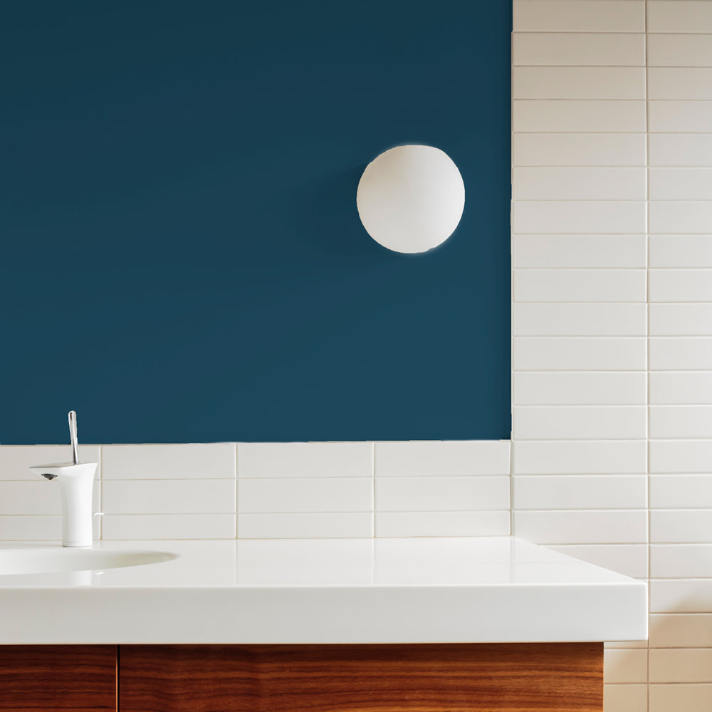 Dark Grey Blue paint called The Establishment by COAT Paints the eco friendly paint company