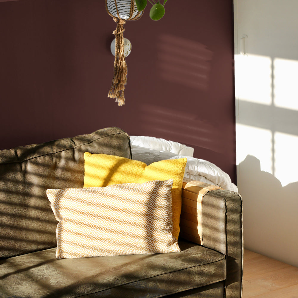 Industrial Red paint called The Old Corset Factory by COAT Paints the eco friendly paint company