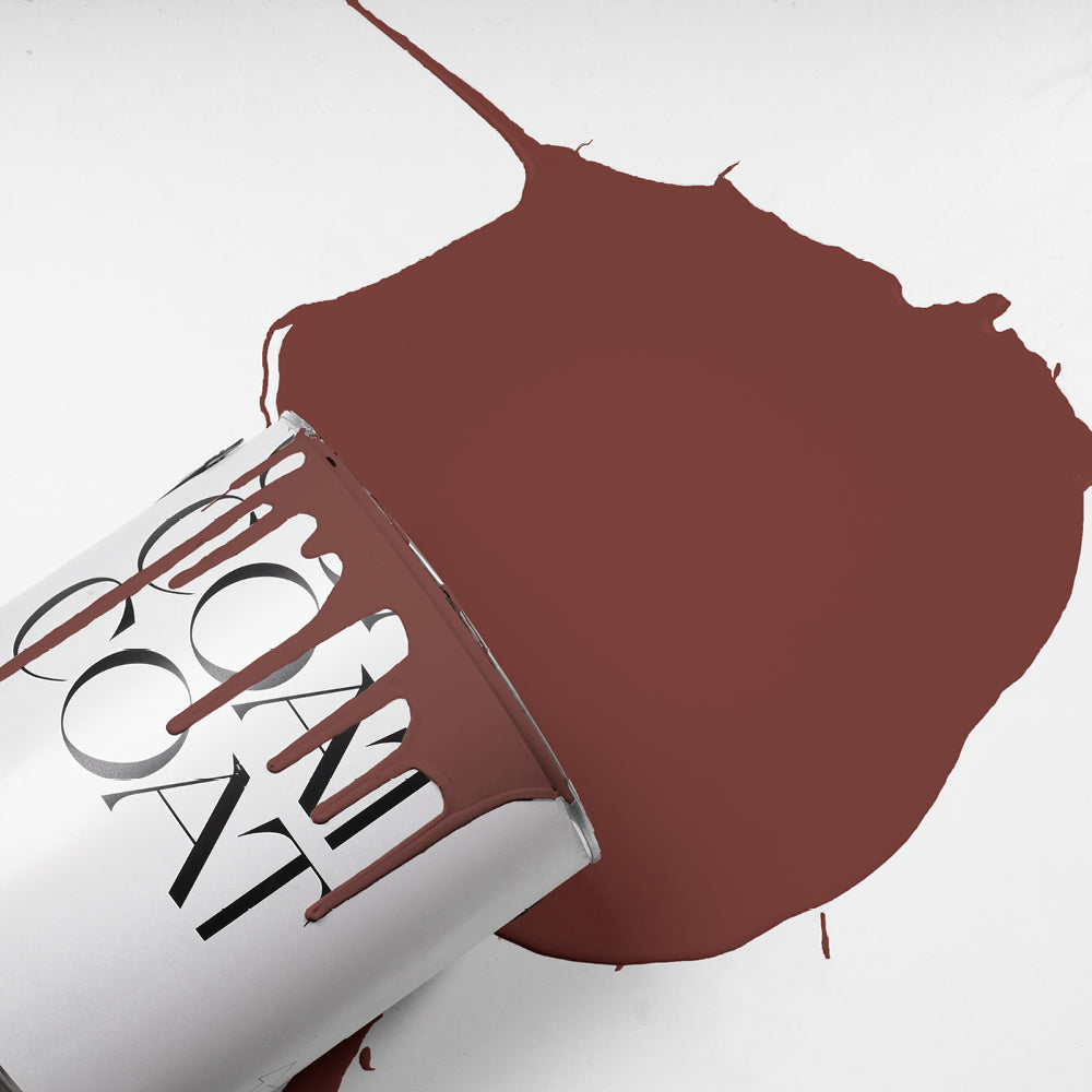 Industrial Red paint called The Old Corset Factory by COAT Paints the eco friendly paint company