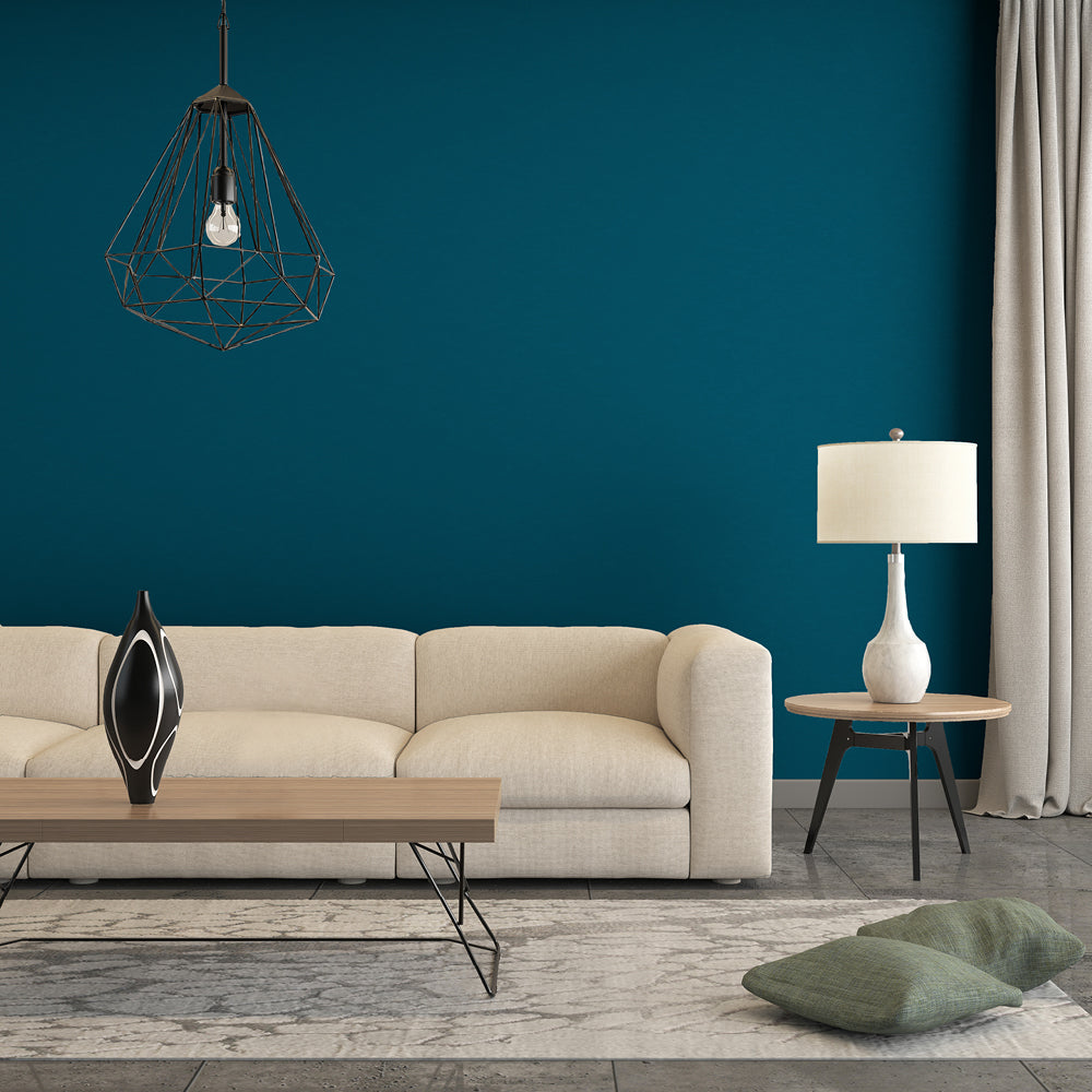 Peacock Blue paint called The Posh Seats by COAT Paints the eco friendly paint company