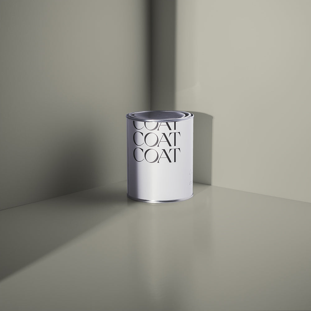 Green Grey paint called The Trail by COAT Paints the eco friendly paint company